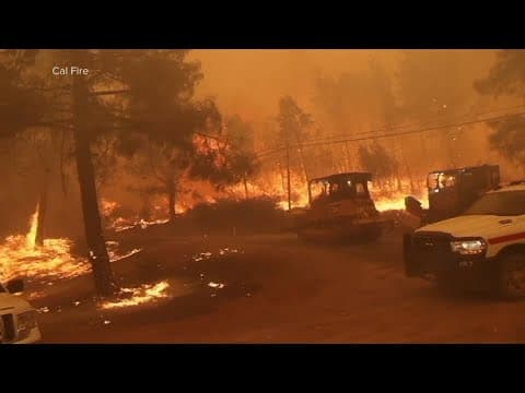 Wildfires in California force evacuations