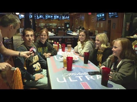 Pacers fans gather downtown for Game 5 watch party