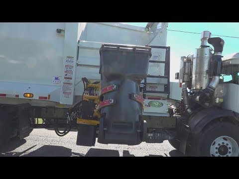Hamblen County using automated trash system