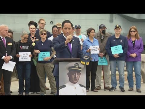News conference | San Diego leaders speak out on the ordered renaming of USNS Harvey Milk