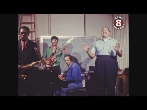 Big Joe Turner rehearses before UCSD concert in San Diego November 1970