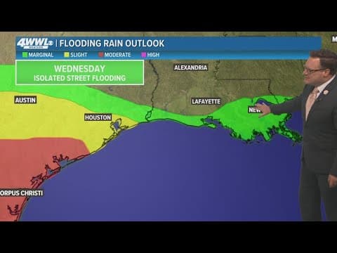 New Orleans Weather: Fewer downpours Wednesday, hotter by the weekend