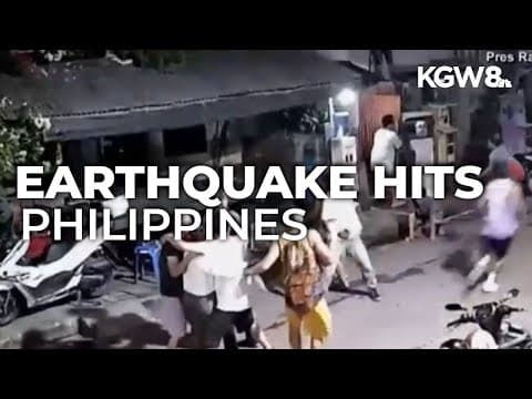 At least 1 dead, many injured after earthquake strikes Philippines