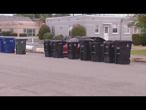 South Bay sanitation workers taking part in 'sympathy strike' stay home from work a second day