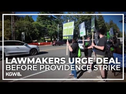 Oregon lawmakers urge deal ahead of historic healthcare strike