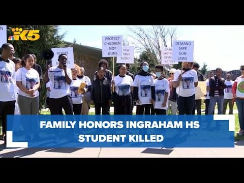 Family honors Ingraham High School student killed with candlelight vigil