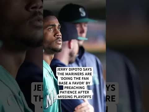 Jerry Dipoto: M’s doing fans ‘a favor’ preaching patience after playoff miss #mlb #shorts #news