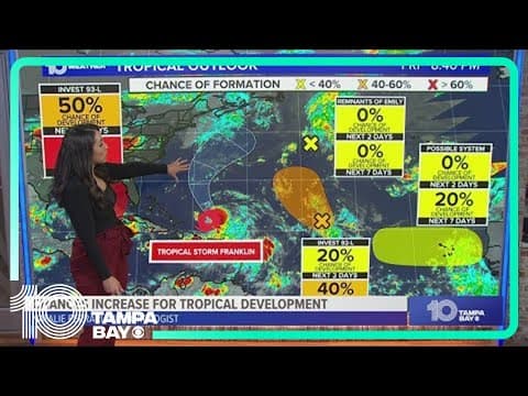 Tracking the Tropics: Chances increase for tropical development into early next week (8:30 p.m. Frid