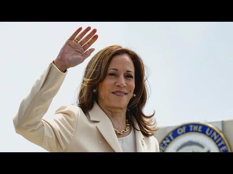 "We are fighting for the future" | Kamla Harris begins her campaign trail