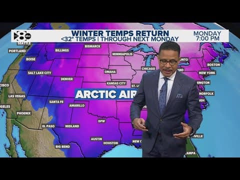 DFW Weather: Cold air moves into Texas over the weekend