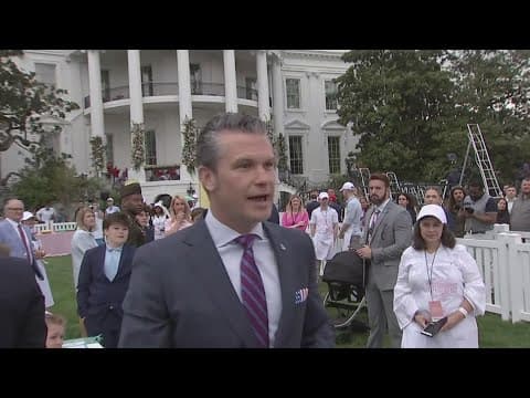 Pres. Trump defends Sec. Pete Hegseth after new Signal chat report