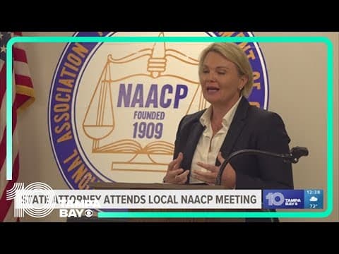 Community shares frustrations with State Attorney Suzy Lopez at local NAACP meeting
