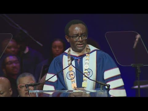 New Howard University president sworn in