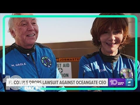 Florida couple drops lawsuit against OceanGate CEO