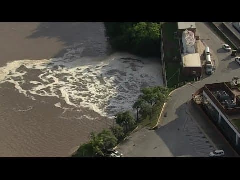 RAW VIDEO | More than 100,000 gallons of wastewater spills from Houston treatment plant