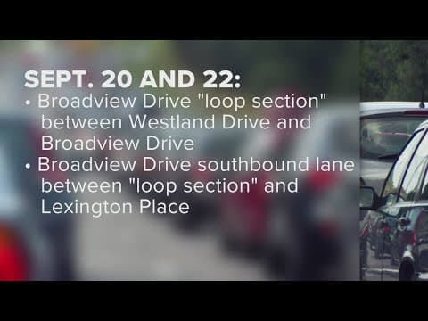 What could impact your drive time in Sevierville this week