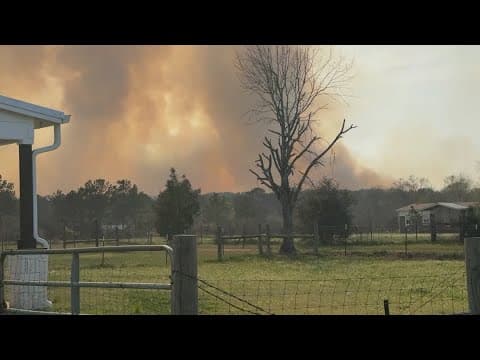 Officials give update on San Jacinto County wildfire that prompted hundreds of evacuations