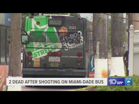 Bus driver shoots 2 passengers to death in South Florida, police say