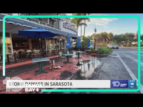 Sarasota County roads shut down as flooding plagues area