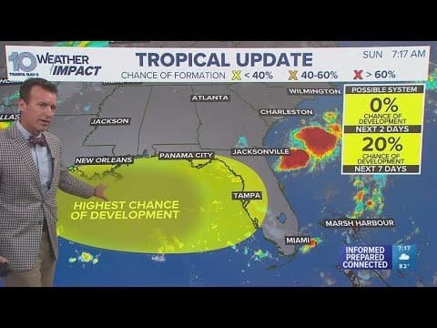 Tracking the Tropics: NHC watching upper-level low pressure for possible Gulf development