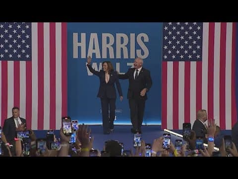 Latest in presidential race as Kamala Harris debuts running mate Minnesota Gov. Tim Walz