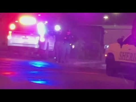 New video shows aftermath of North Texas officer's 'ambush' at ICE detention center