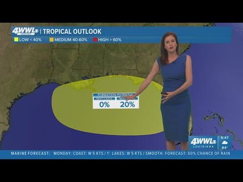 Sunday 6 PM Tropics Update: Watching low pressure in Gulf this week