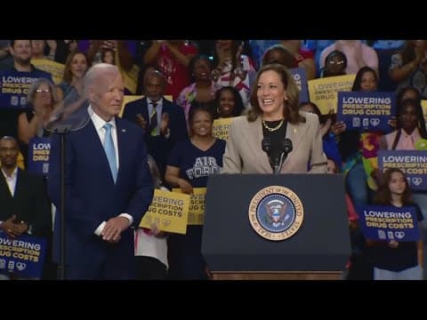 Biden, Harris visit Prince George's County
