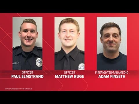 WATCH LIVE: 3 Burnsville public safety officers killed