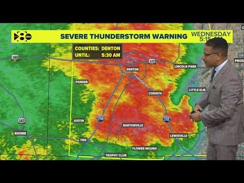 LIVE RADAR: Storms move through parts of North Texas