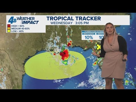 New Orleans Weather: Heat relief with tropical disturbance in northern Gulf