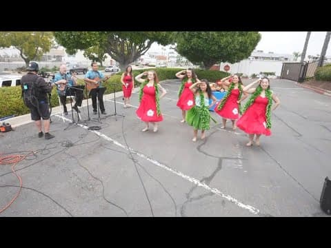 The Hawaiian music of Ho’okani and the San Diego Hula Academy dancers perform on CBS 8