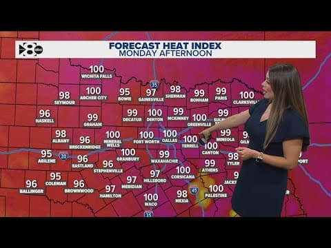 DFW Weather: More heat and humidity this week