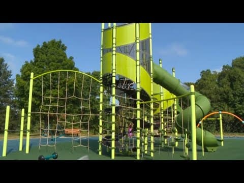 New playground, splash pad part of Washington Park renovation on Indy's near northeast side