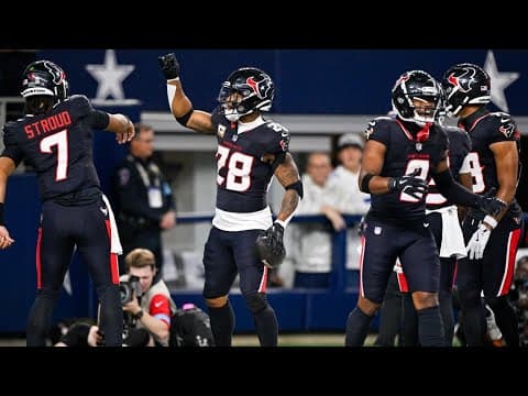 Houston Texans speak after 34-10 win over Cowboys