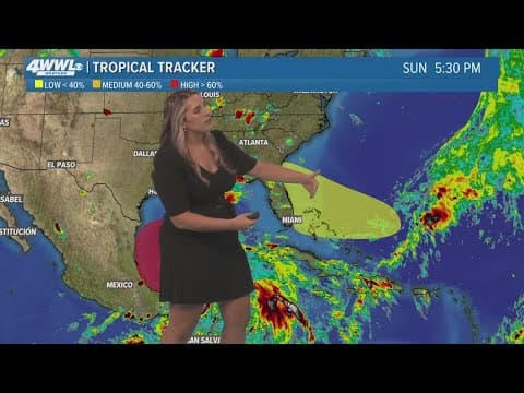 Sunday 5 PM Tropical Update: Watching Gulf and Atlantic for possible development