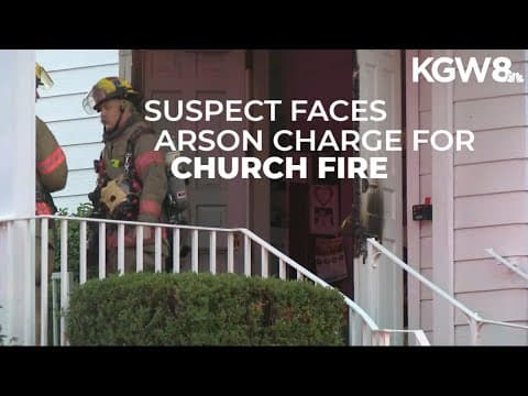 Suspect turns self in after fire at Sacred Heart Catholic Church in Southeast Portland