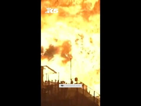 Massive fire breaks out at Chevron refinery in southern California