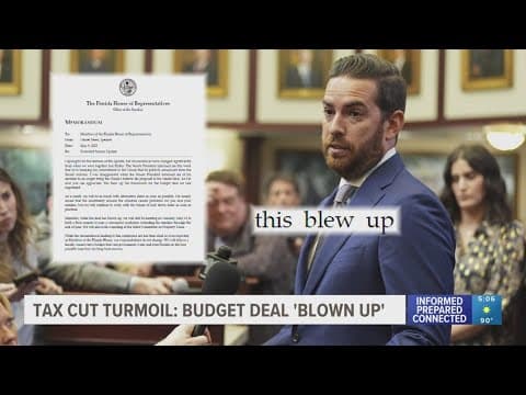 Florida lawmakers to extend timeline on passing budget as deal is 'blown up'