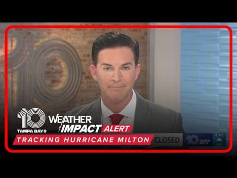 Tampa Bay area sandbag sites begin to close ahead of Hurricane Milton