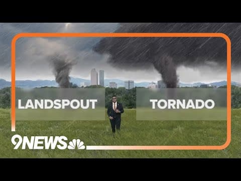 What's the difference between landspouts and tornadoes?