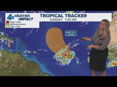Tropical Weather Impact: Spot in Atlantic Ocean has chance of tropical development