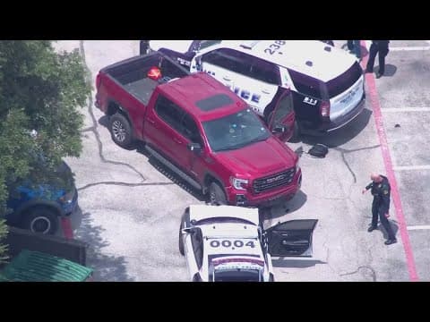 Police shoot person in stolen vehicle at North Dallas apartment complex, arrest three