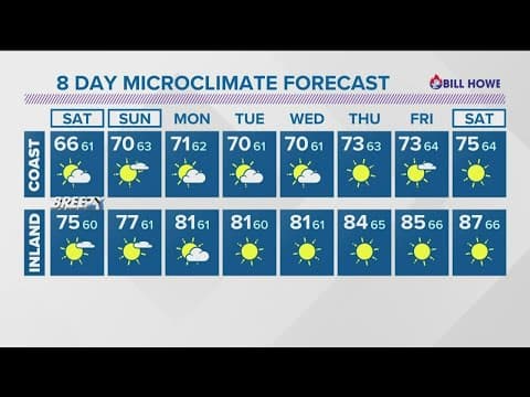 Weekend set for mild, breezy temperatures