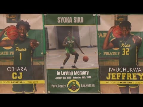 Park Center boys basketball team honors late teammate