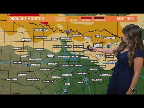 Despite a wet spring, most of North Texas is experiencing drought