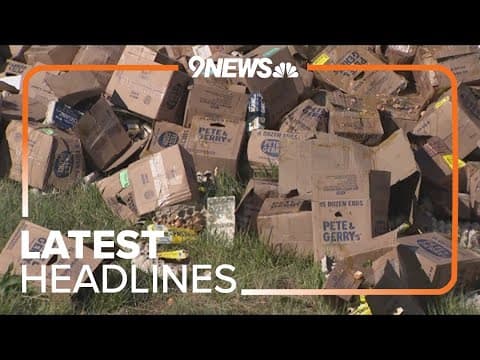 Latest headlines | Eggs spill after semi hits pole on Interstate 70