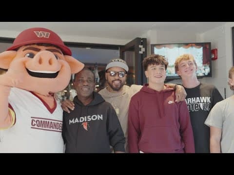 High schoolers who gifted custodian with dream car get their own surprise courtesy of the Commanders