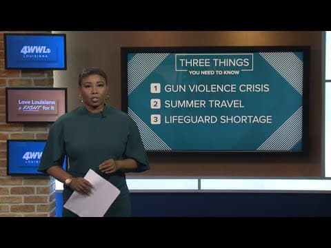 National headlines you need to know: Gun violence crisis, summer travel, lifeguard shortage