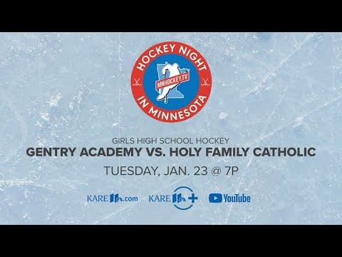 LIVE: Hockey Night in Minnesota: Gentry Academy vs. Holy Family Catholic